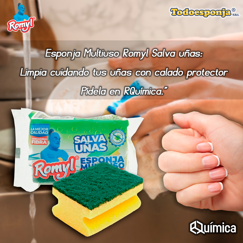 Esponja Multiuso Romyl Salva uñas