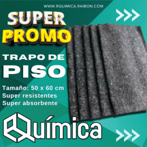 Trapo de piso (Gris) de 50 x 60 cm